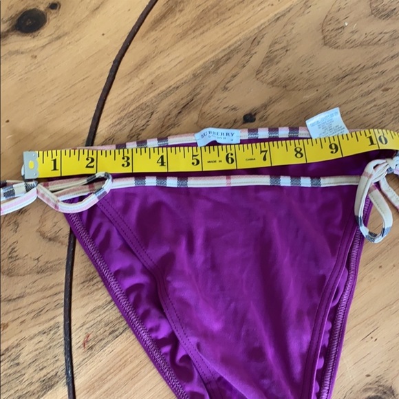 Burberry Y2K Purple Burberry Swim Bikini Swimsuit, Medium - Picture 10 of 12